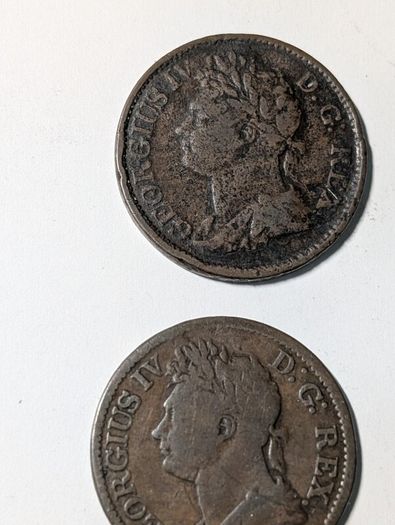 George 4th Irish Halfpennies