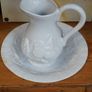 Antique Pine Washstand with Jug & Bowl Set Image 7