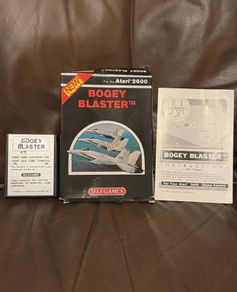 Atari 2600 Bogey Blaster Telegames PAL Boxed Complete