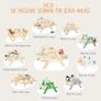 Children's Seat Set for 4 Including 2 Tubs and Removable Worktop for Children from 2 Years Solid Wood Natural Image 5
