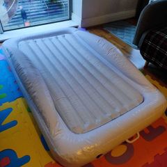 Inflatable Toddler Bed + Electric Air Pump