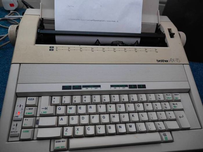 1989 Brother AX-15  electronic typewriter