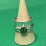 Handmade sterling silver spinner ring. Size P&1/2 Image 2