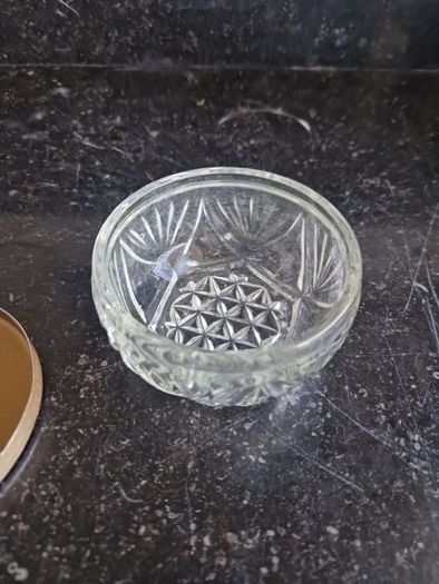 vintage glass pot