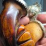 Antique Carved Meerschaum Pipe With Ornate Silver Mounts Image 6