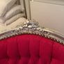 Antique style pink princess chair Image 9