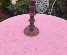 Vintage or antique barley twist candlestick