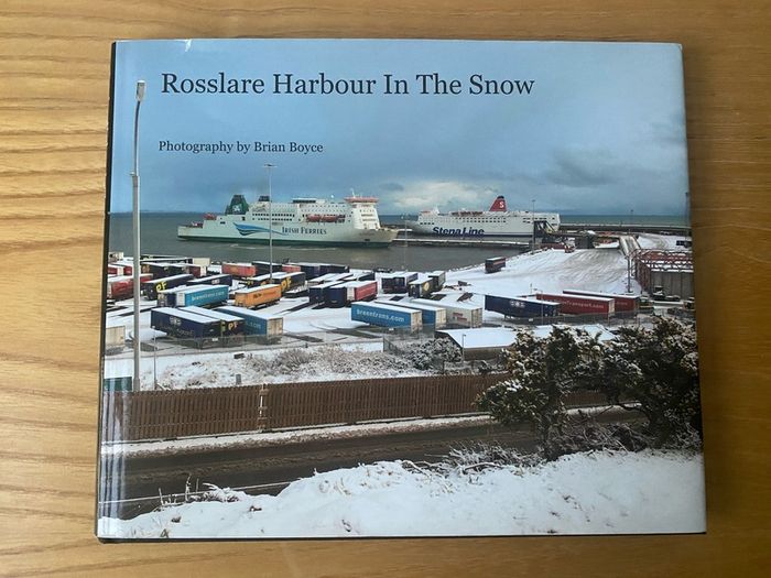 Rosslare Harbour In The Snow by Photography by Brian Boyce