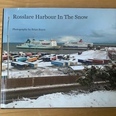 Rosslare Harbour In The Snow by Photography by Brian Boyce