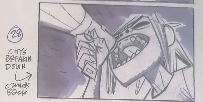 Gorillaz Cartoon Print