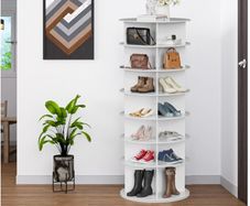 Shoe rack - 7-Tier Rotating Shoe Rack