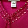 top short sleeves nice bead detail around neck Image 4