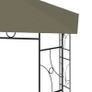 Gazebo 4x3x2.7 m Taupe 160 g/m Sq Image 5