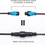 9.8Ft Waterproof Extension Lead G40/S14 Outdoor String Lights, IP65 Water Resistance UK Plug Extension Cable for Outdoor String Light (FREE SHIPPING) Image 4