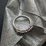 Silver and gem stones ring Image 3
