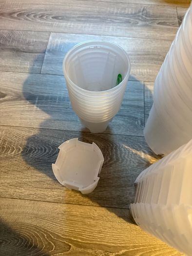 Clear Self-Watering Plant Pots
