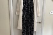 Paul Costello Navy polka dot dress