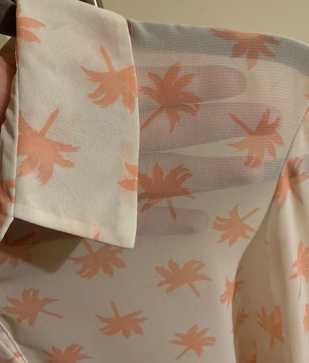 Long Sleeves Printed Blouse Size 16