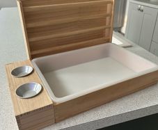 3 in 1 Litter tray, Food and Hay Feeder