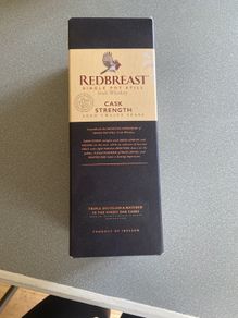 red breast  single pot still Irish whisky cask strength aged twelve years BOX ONLY