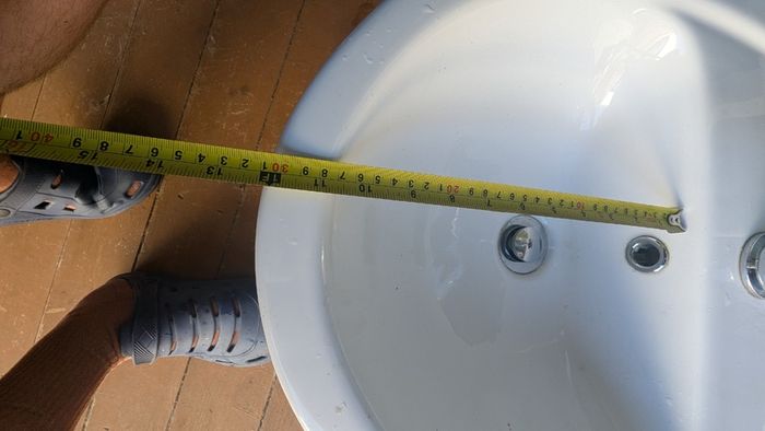 Bathroom Sink Unit - Sink with fixtures and fitted drawer unit