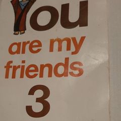 Vintage school book you are my friends