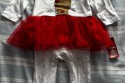 Christmas reindeer girls  babygrow - New