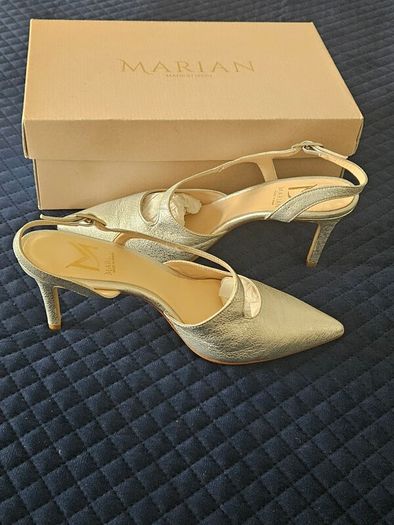 Silver Slingback Shoes
