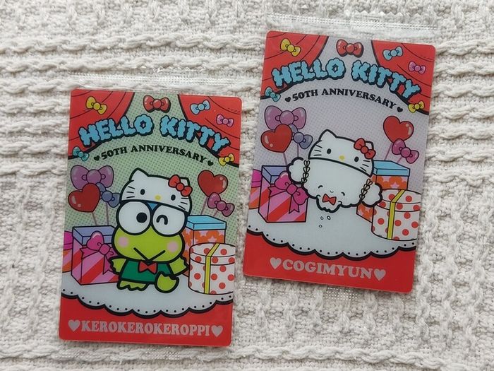 Sanrio Characters Hello Kitty anime cards manga bandai Kerokerokeroppi Cogimyun