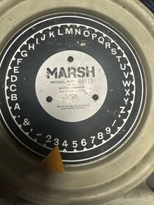 Marsh Manual Stencil Machine