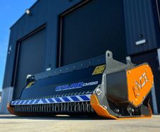 Flail hedge cutter