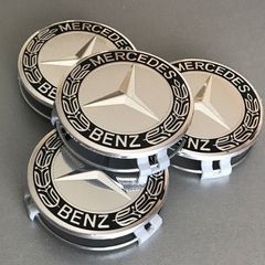 4Pcs 75mm Car Alloy Wheel Center Hub Cap Cover Logo Fit for Mercedes Benz
