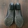 5th Avenue Block Heel Shoes Leather Black/Grey s.4/37 Image 7