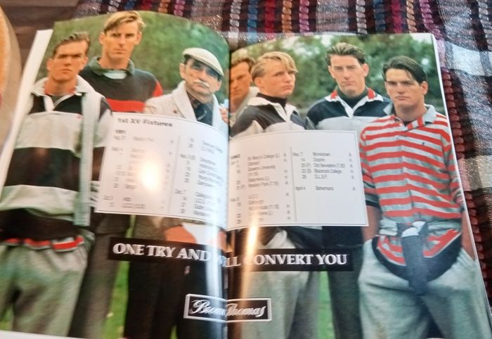1991. Old Wesley Rugby Football Club. Centenary Programme.
