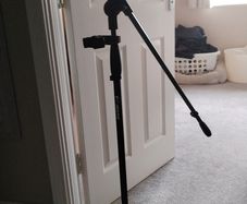 Adamhall Microphone stand with phone attachment