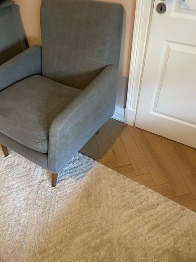 Grey armchair