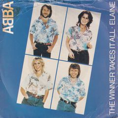 Abba The Winner Takes It All Uk Pressing Single 1980 Picture Sleeve