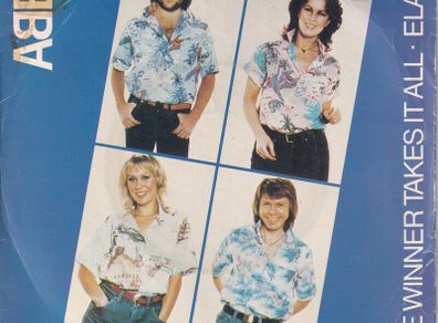 Abba The Winner Takes It All Uk Pressing Single 1980 Picture Sleeve