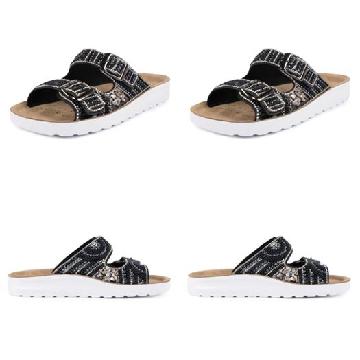 Brand New Women's Mule Shoes Vita 04 Leather Insole Antishock Pads.