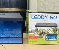 2 x Leddy 60 Aquariums plus accessories