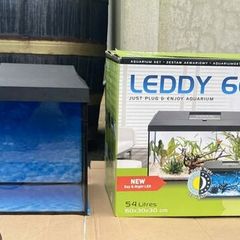 2 x Leddy 60 Aquariums plus accessories