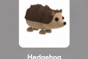 Roblox Adopt Me Pet - Hedgehog