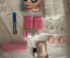 Eyelash extention tweezers and accessories