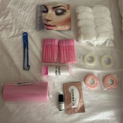 Eyelash extention tweezers and accessories