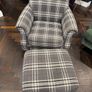 Armchair and footstool Image 5