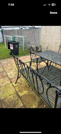 Garden Steel Table & Chairs
