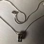 Sterling silver necklace and pendant Image 5