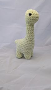 handmade crochet dinosaur