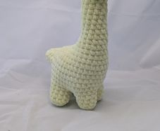 handmade crochet dinosaur