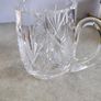 Vintage Waterford Cut Crystal Tankard Mug STAMPED. Image 4